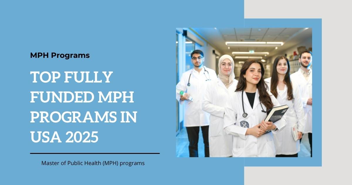Fully Funded MPH Programs in USA